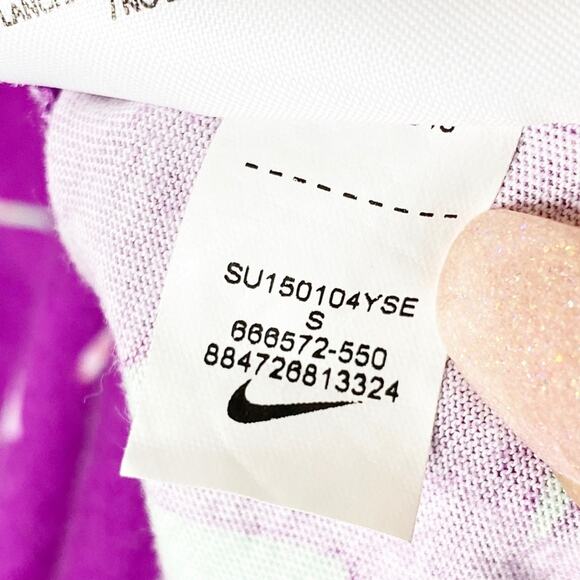 The Nike Tee Purple Athletic Racerback Tank Small - Picture 4 of 6